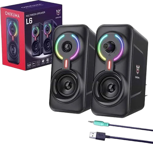 Bokse Per Kompjuter RGB Me Bluetooth, Aux Dhe Usb