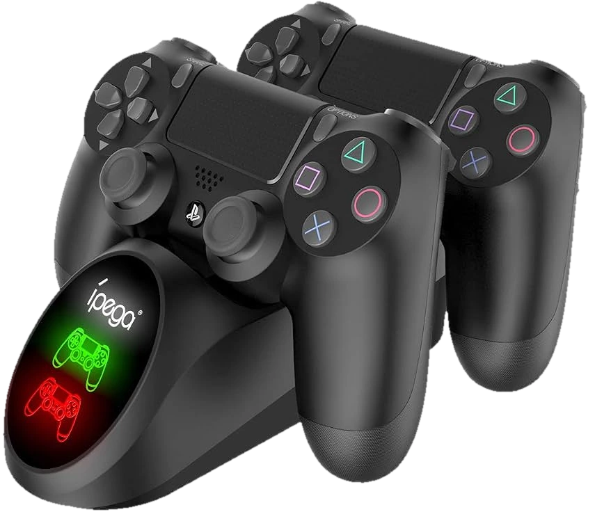 Stacion Karikimi Dual Ipega për Leva PS4